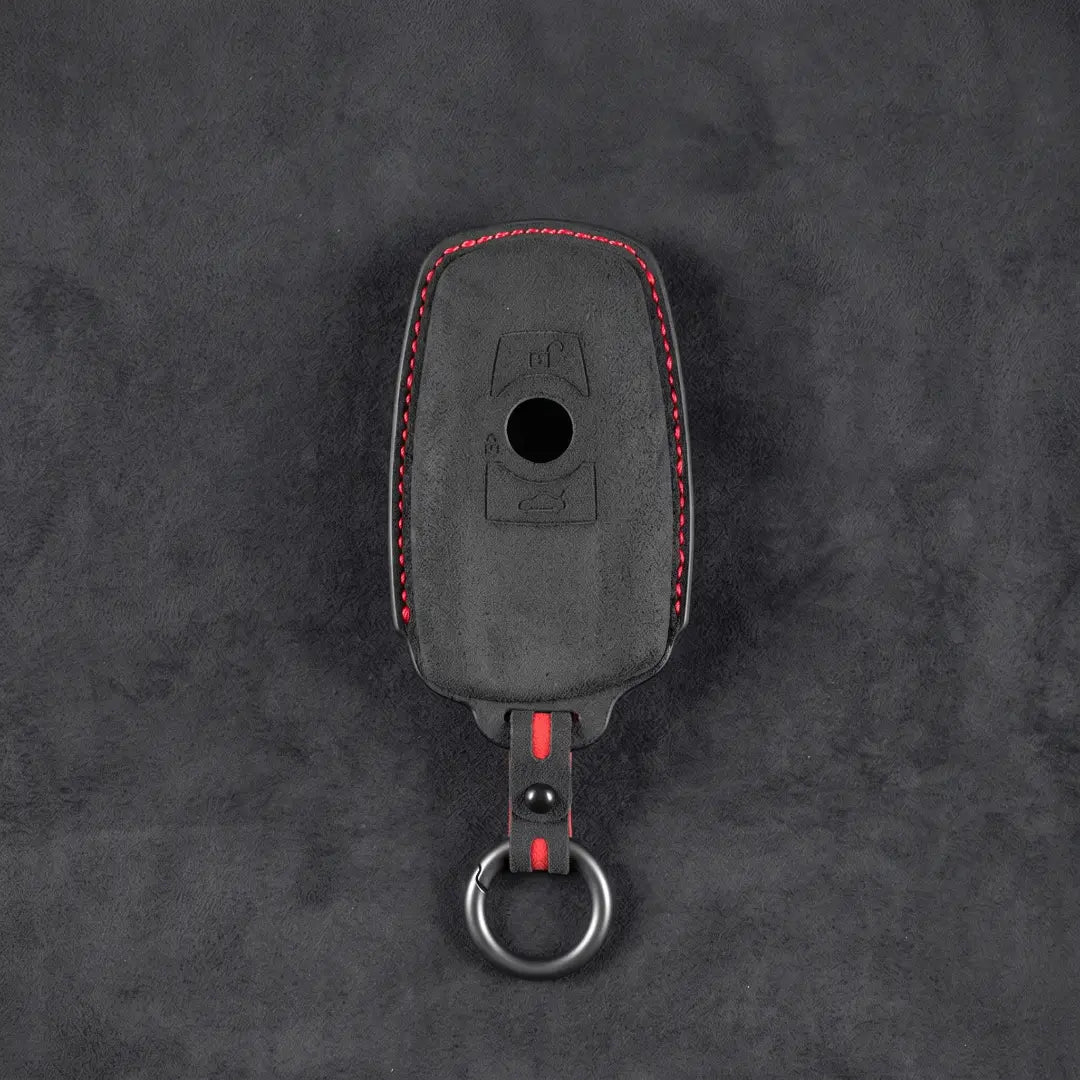 BMW Hand-Stitched Alcantara Key Fob Cover – Standard Smart Fob