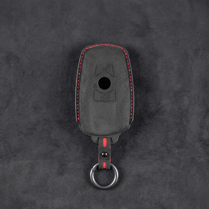BMW Hand-Stitched Alcantara Key Fob Cover – Standard Smart Fob