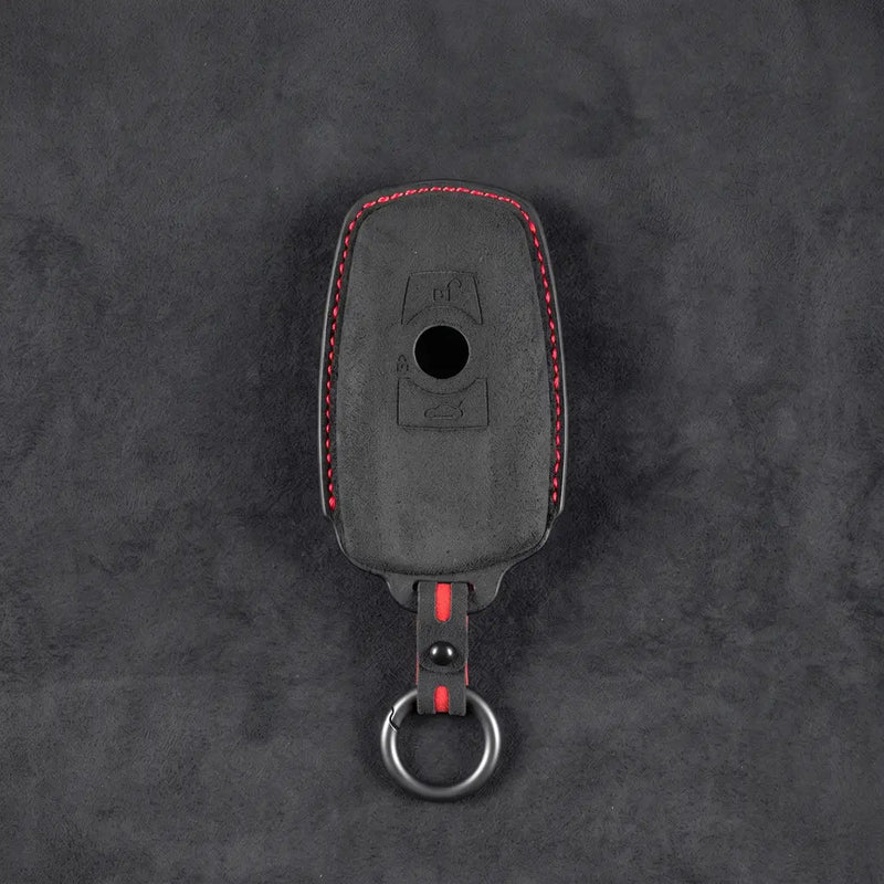 BMW Hand-Stitched Alcantara Key Fob Cover – Standard Smart Fob