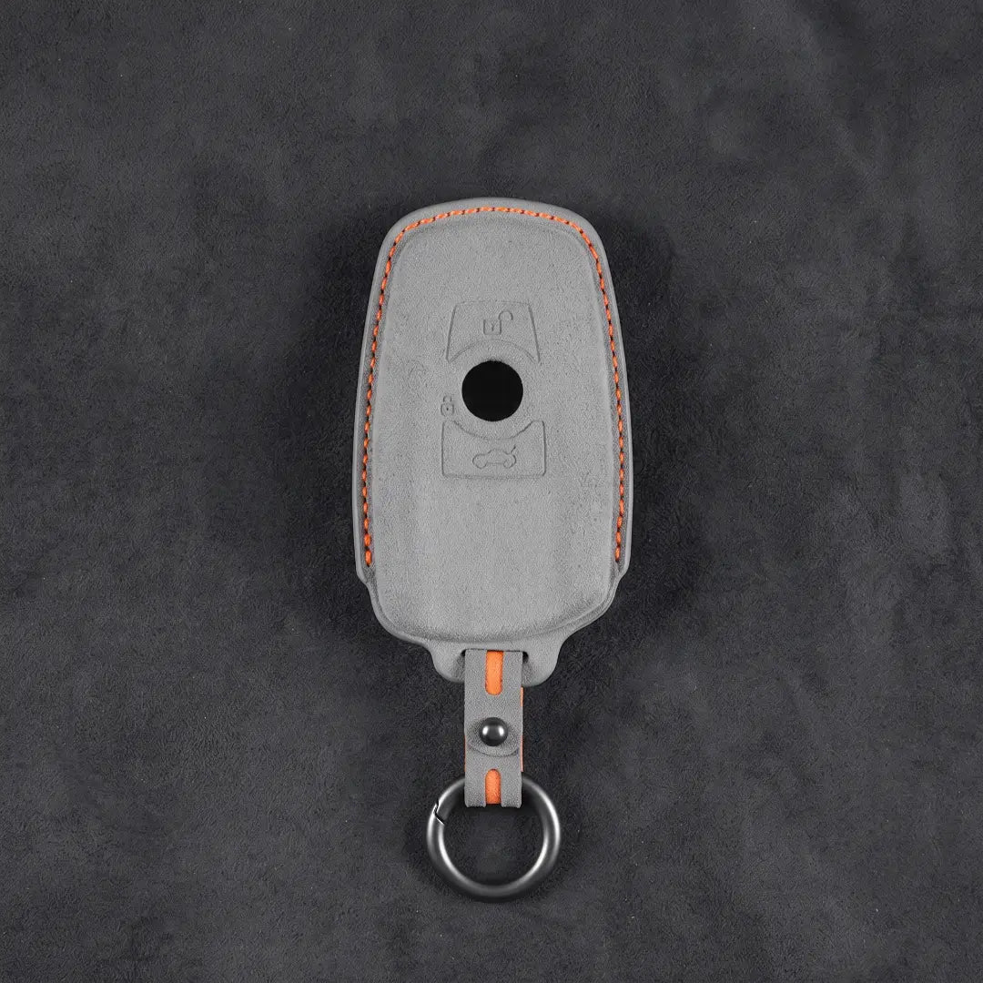 BMW Hand-Stitched Alcantara Key Fob Cover – Standard Smart Fob