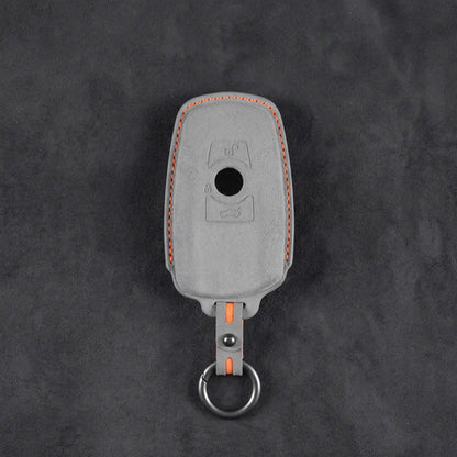 BMW Hand-Stitched Alcantara Key Fob Cover – Standard Smart Fob