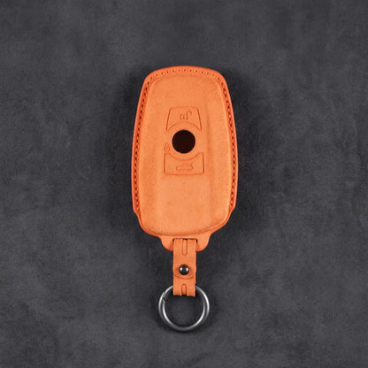 BMW Hand-Stitched Alcantara Key Fob Cover – Standard Smart Fob