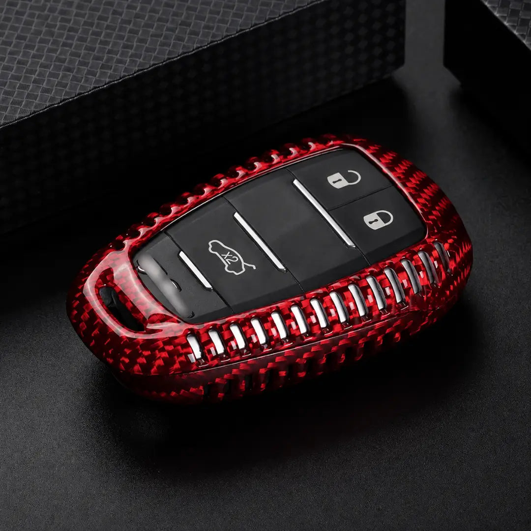 Alfa Romeo Carbon Key Fob Cover - Shield 3-Button