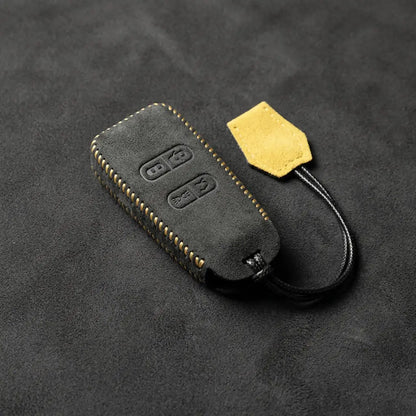 Aston Martin Hand-Stitched Alcantara Key Fob Cover – Rectangular 4-Button