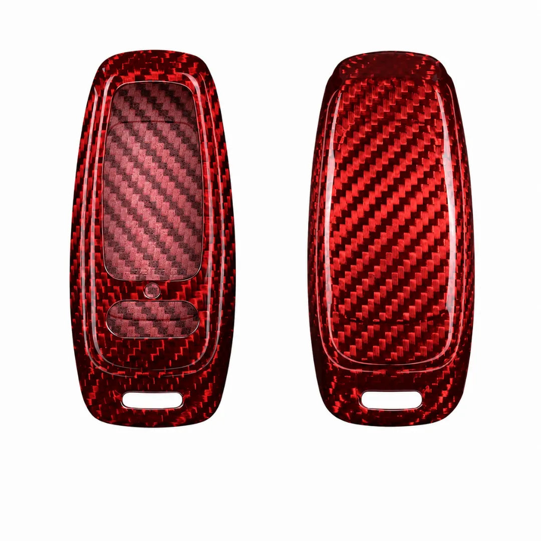 Audi Carbon Key Fob Cover – Aero 3-Button Smart Fob