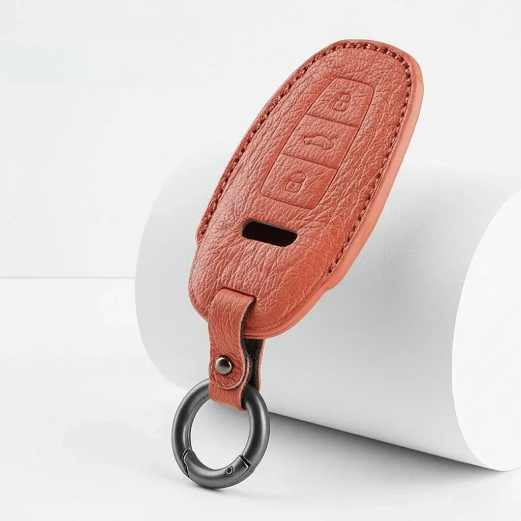 Audi Goatskin Key Fob Cover - Aero 3-Button Smart Fob