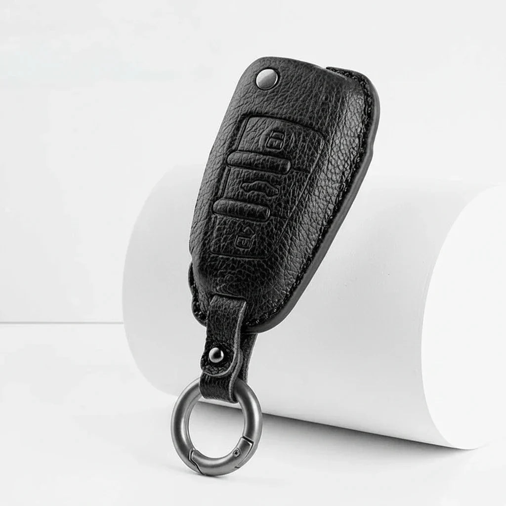 Audi Goatskin Key Fob Cover – Folding 3-Button Key