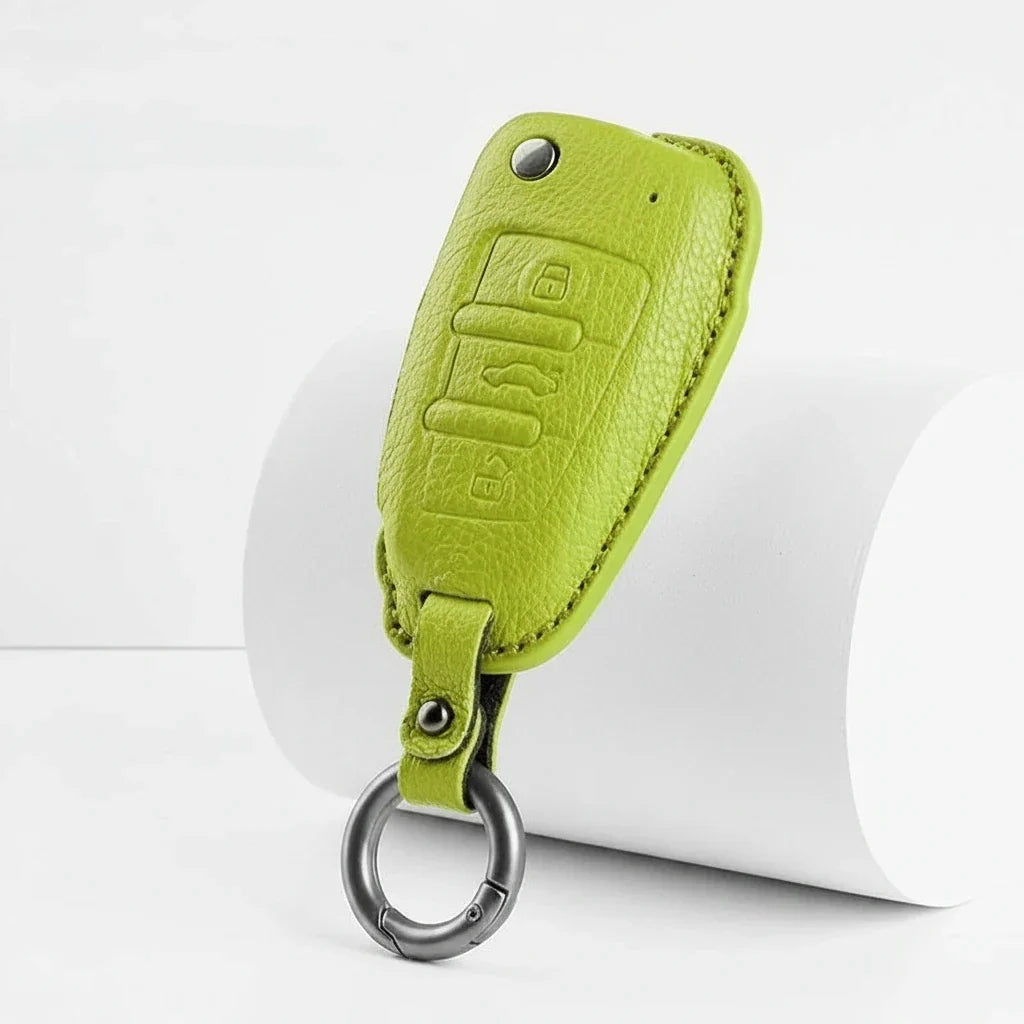 Audi Goatskin Key Fob Cover – Folding 3-Button Key