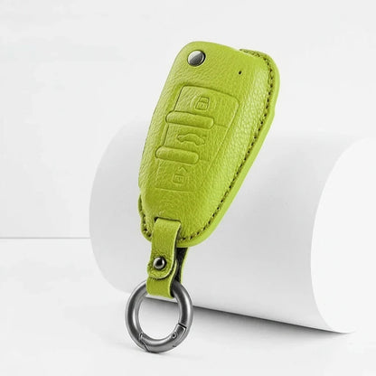 Audi Goatskin Key Fob Cover – Folding 3-Button Key