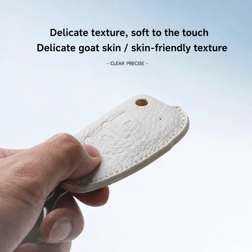 Audi Goatskin Key Fob Cover – Folding 3-Button Key