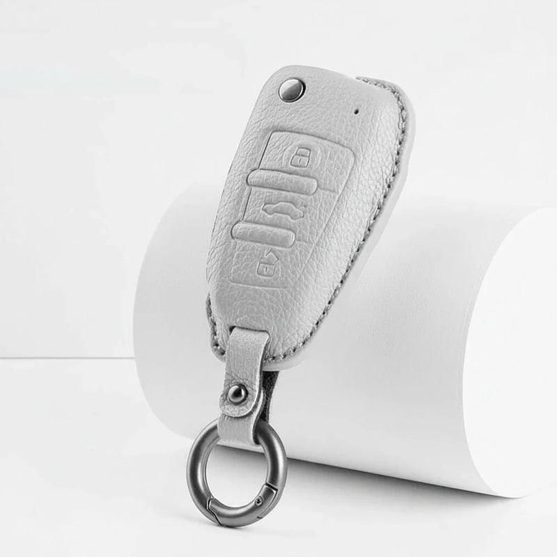 Audi Goatskin Key Fob Cover – Folding 3-Button Key
