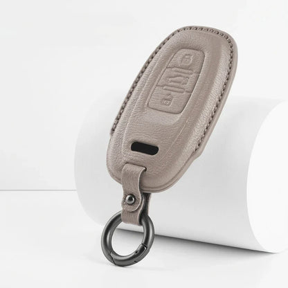 Audi Goatskin Key Fob Cover - Oval 3-Button Smart Fob