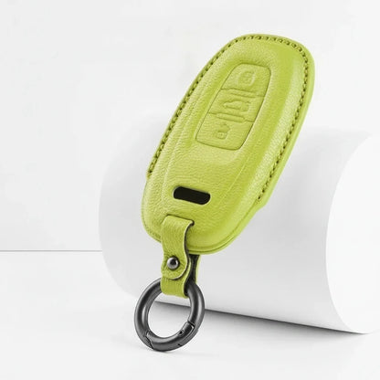 Audi Goatskin Key Fob Cover - Oval 3-Button Smart Fob