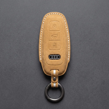 Audi Hand-Stitched Alcantara Key Fob Cover – All Types