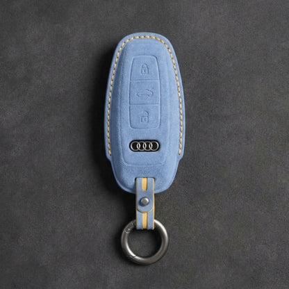 Audi Hand-Stitched Alcantara Key Fob Cover – All Types