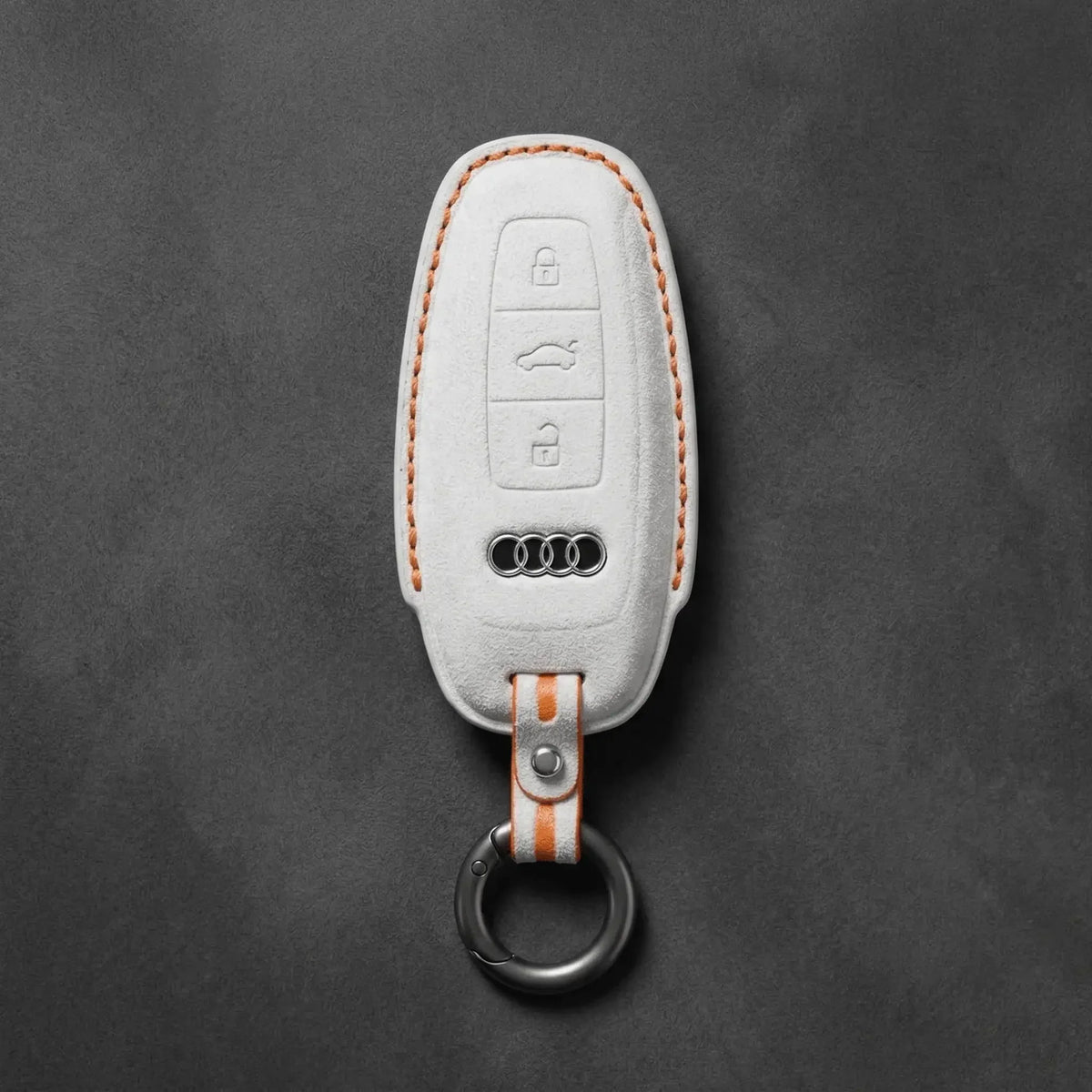 Audi Hand-Stitched Alcantara Key Fob Cover – All Types