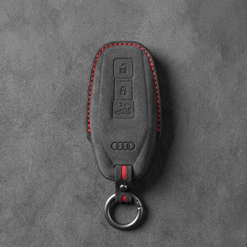 Audi Hand-Stitched Alcantara Key Fob Cover – All Types