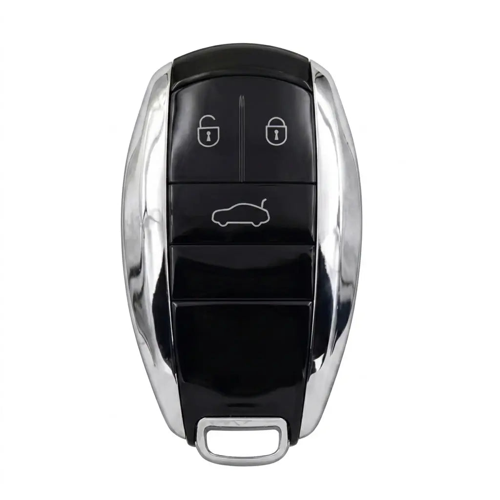 Bentley Hand-Stitched Alcantara Key Fob Cover – Winged Shield 3-Button