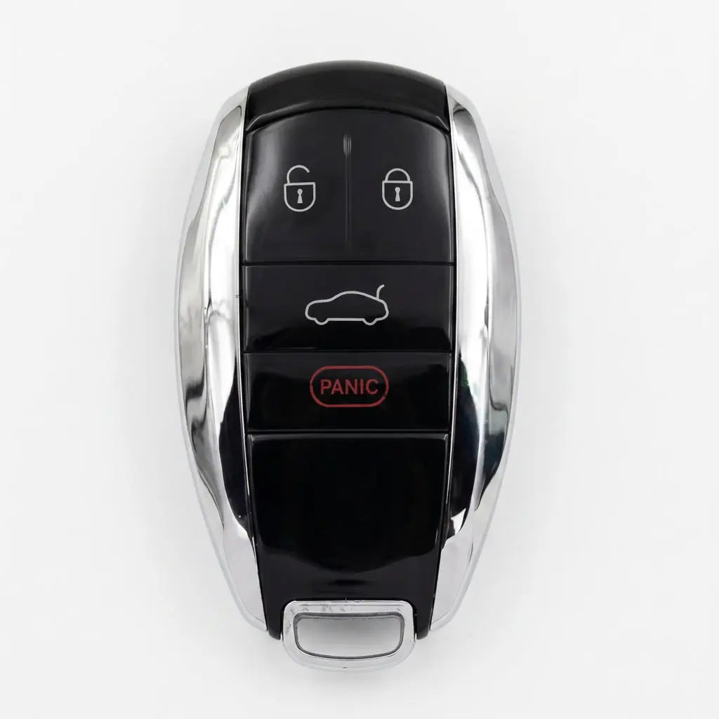 Bentley Hand-Stitched Alcantara Key Fob Cover – Winged Shield 4-Button