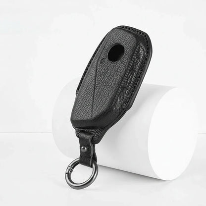 BMW Goatskin Key Fob Cover - Side-Button Wedge