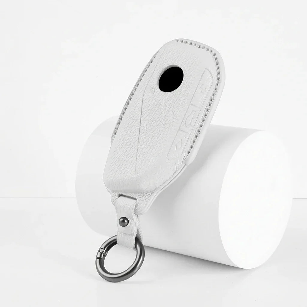 BMW Goatskin Key Fob Cover - Side-Button Wedge