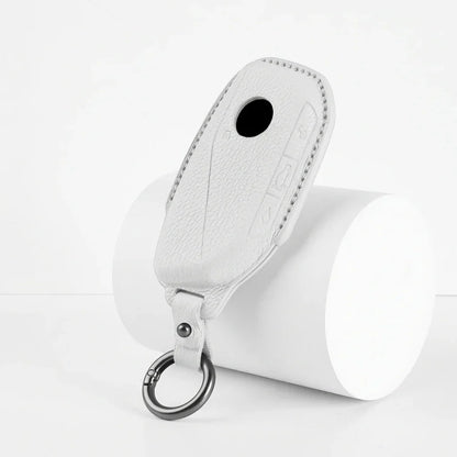 BMW Goatskin Key Fob Cover - Side-Button Wedge