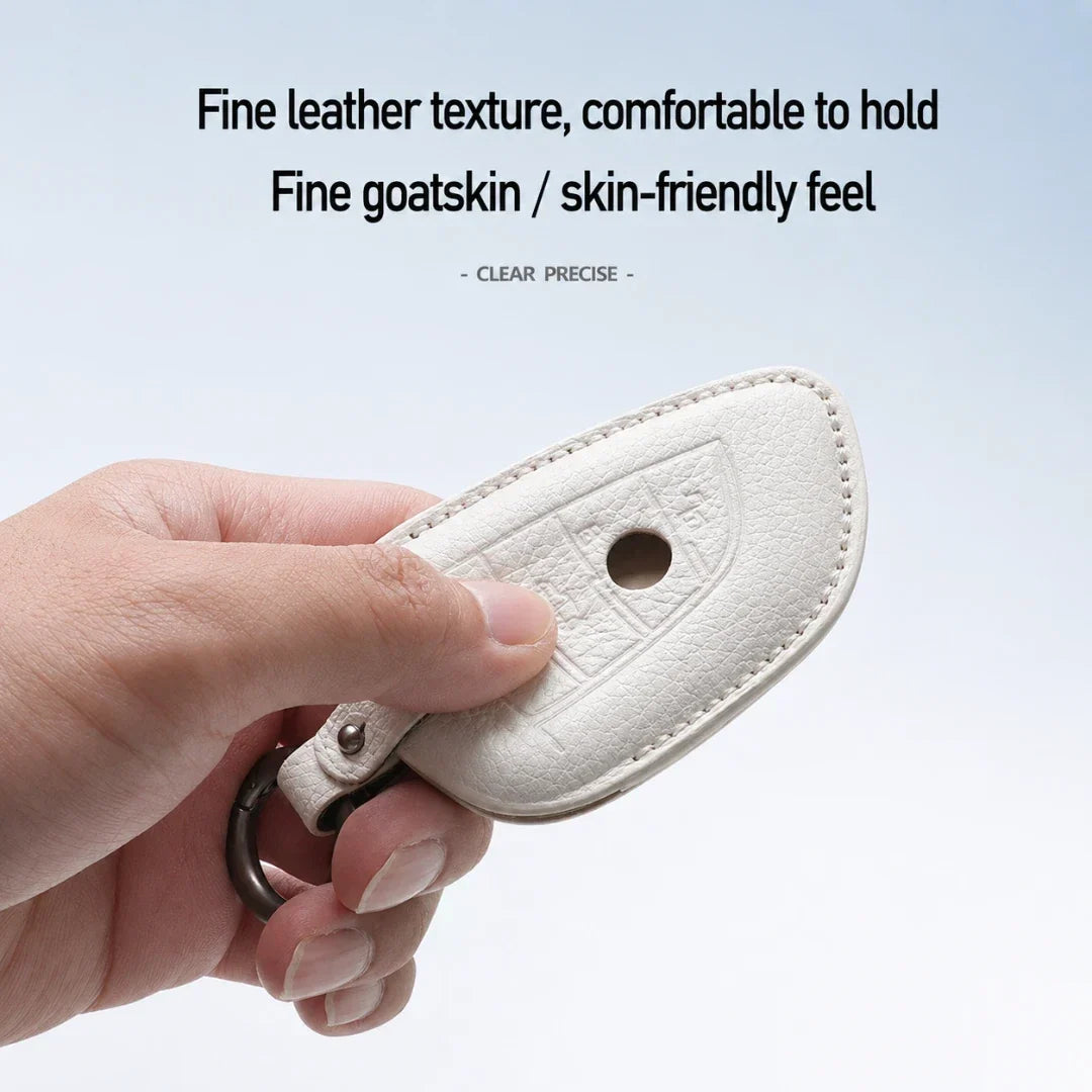 BMW Goatskin Key Fob Cover - Wide-Slot Blade