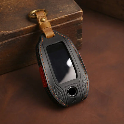 BMW Hand-Crafted Leather Key Fob Cover – Display Key