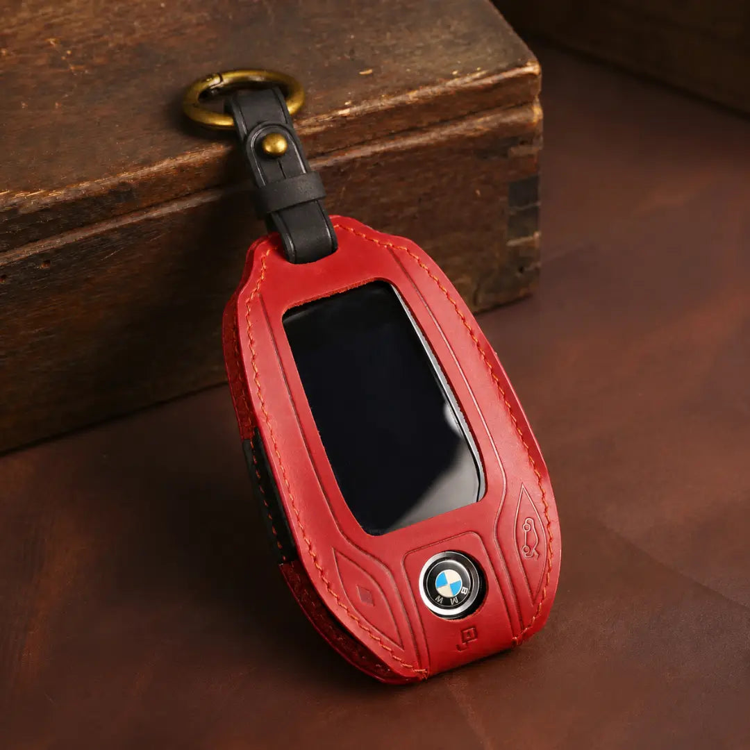 BMW Hand-Crafted Leather Key Fob Cover – Display Key
