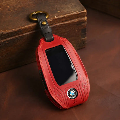 BMW Hand-Crafted Leather Key Fob Cover – Display Key