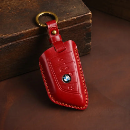 BMW Hand-Crafted Leather Key Fob Cover – Wide-Slot Blade