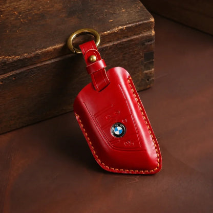 BMW Hand-Crafted Leather Key Fob Cover – Wide-Slot Blade