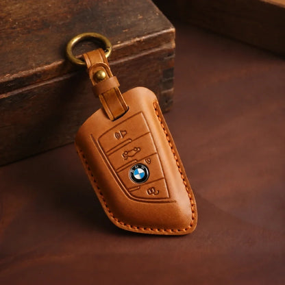 BMW Hand-Crafted Leather Key Fob Cover – Wide-Slot Blade