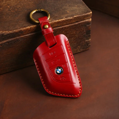 BMW Hand-Crafted Leather Key Fob Cover – Wide-Slot Blade