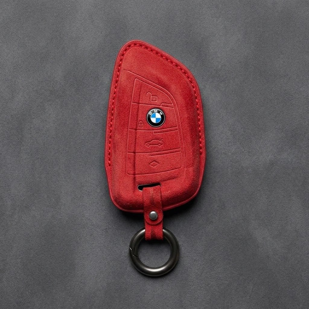 BMW Hand-Stitched Alcantara Key Fob Cover - All Types