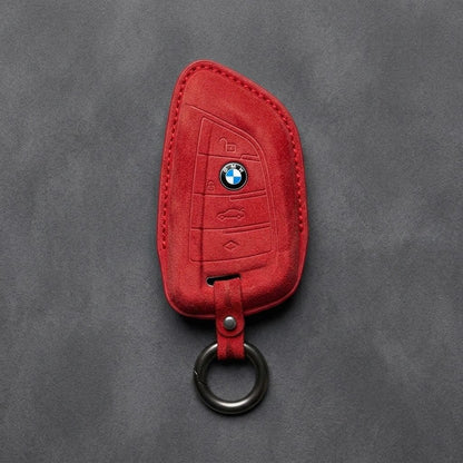 BMW Hand-Stitched Alcantara Key Fob Cover - All Types