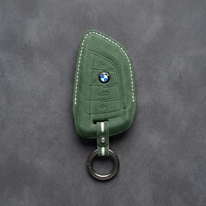 BMW Hand-Stitched Alcantara Key Fob Cover - All Types