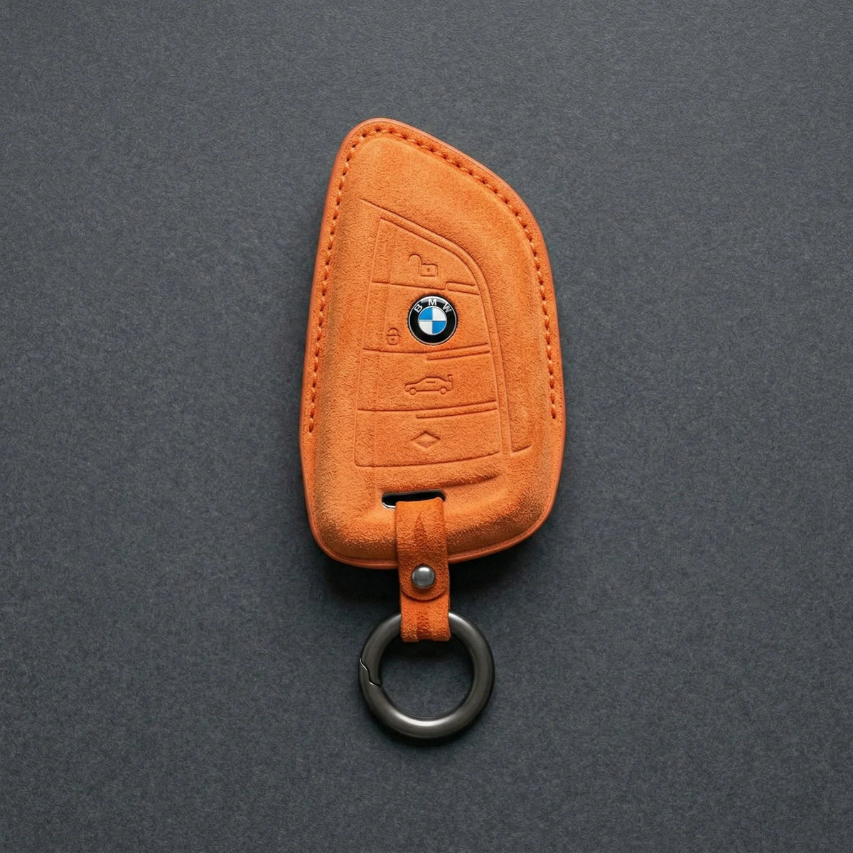 BMW Hand-Stitched Alcantara Key Fob Cover - All Types