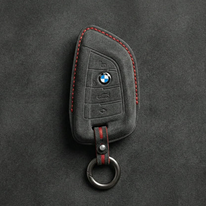 BMW Hand-Stitched Alcantara Key Fob Cover - All Types