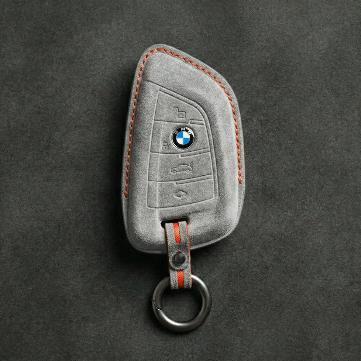 BMW Hand-Stitched Alcantara Key Fob Cover - All Types
