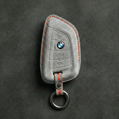 BMW Hand-Stitched Alcantara Key Fob Cover - All Types