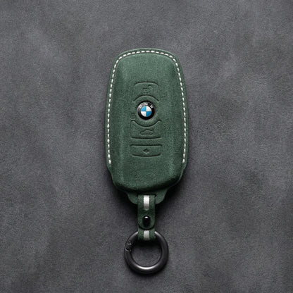 BMW Hand-Stitched Alcantara Key Fob Cover - All Types