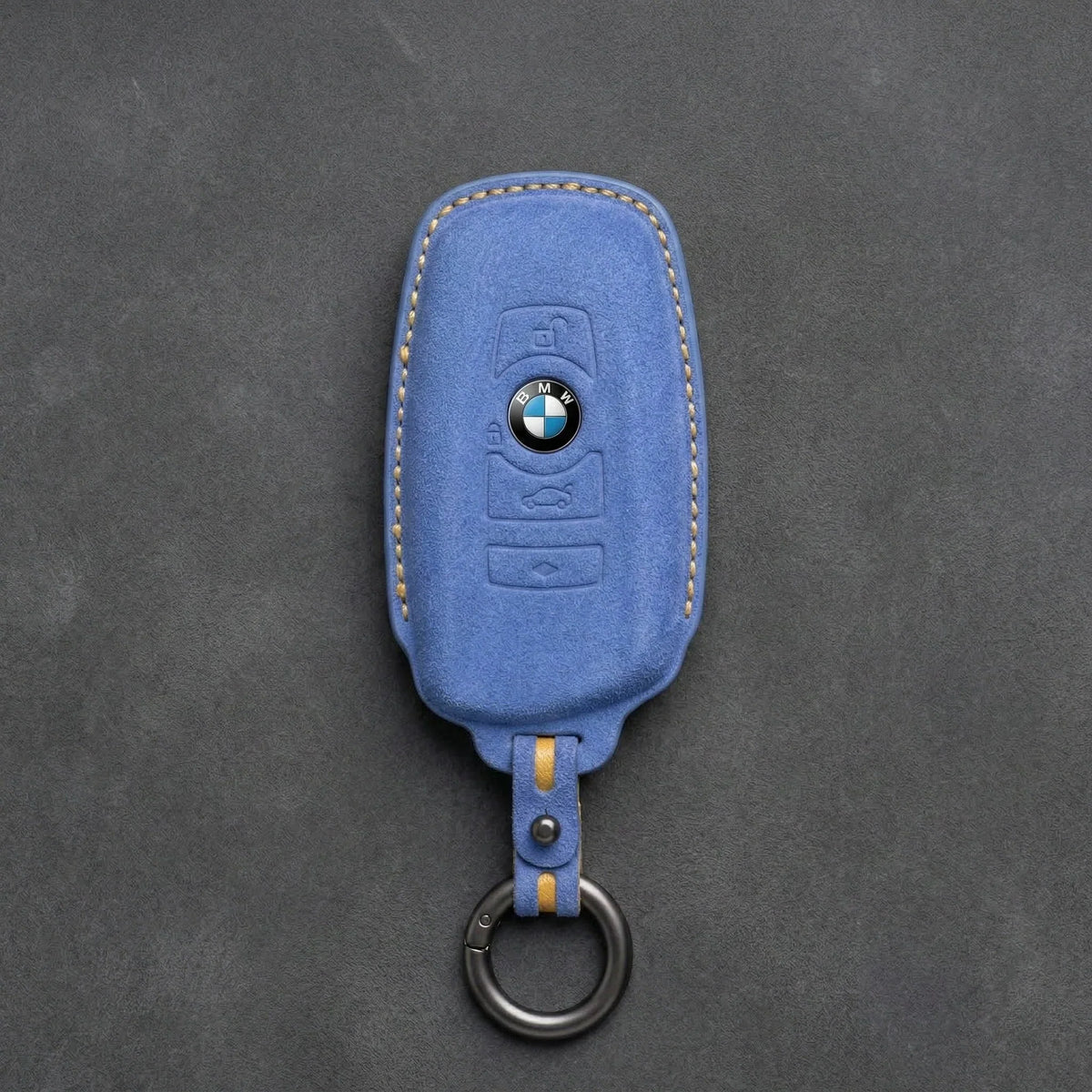 BMW Hand-Stitched Alcantara Key Fob Cover - All Types