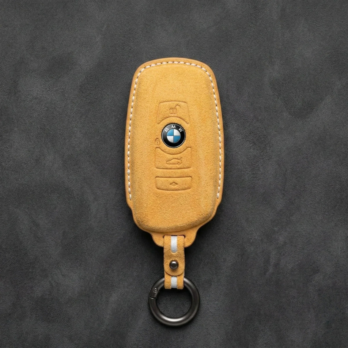 BMW Hand-Stitched Alcantara Key Fob Cover - All Types