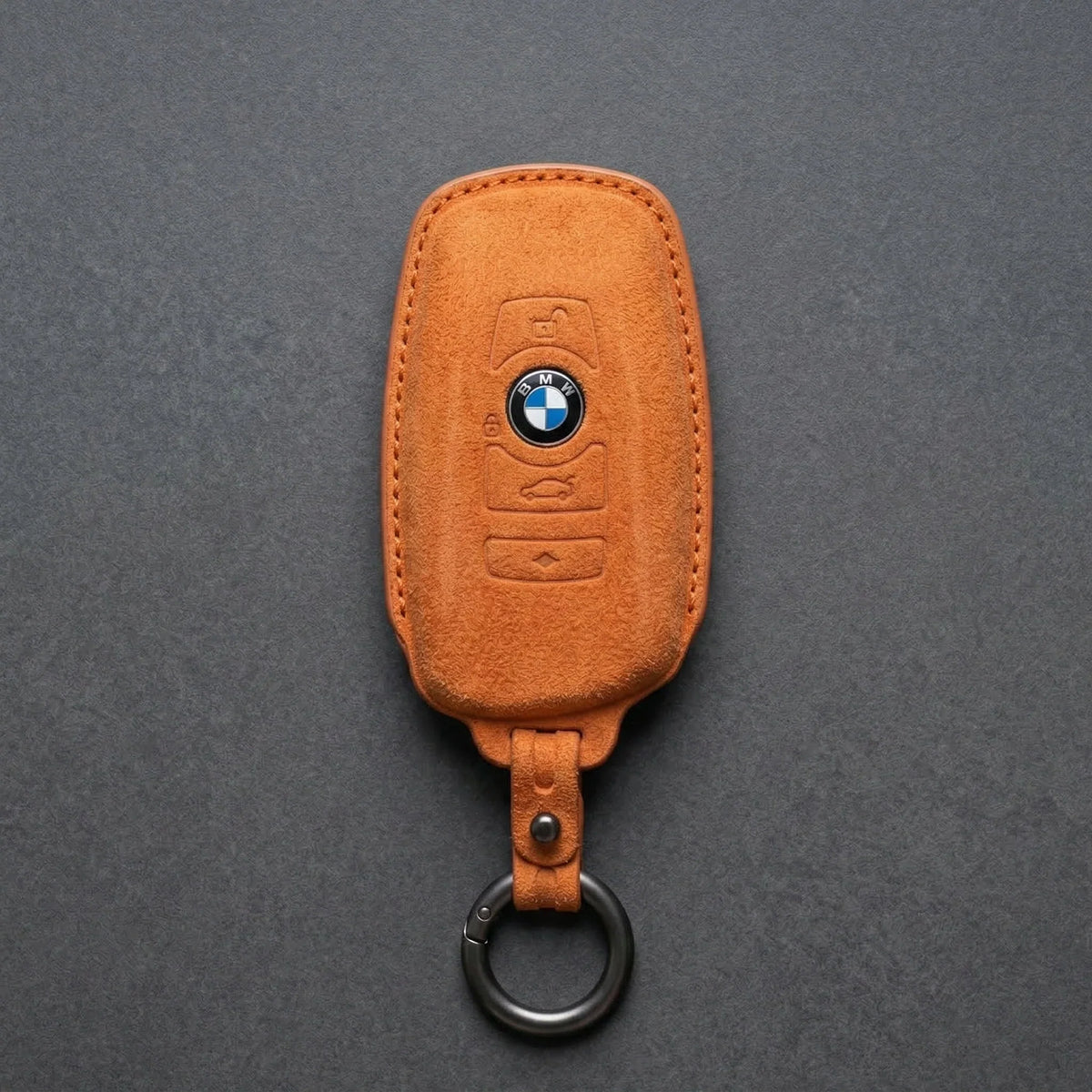 BMW Hand-Stitched Alcantara Key Fob Cover - All Types
