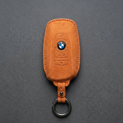 BMW Hand-Stitched Alcantara Key Fob Cover - All Types