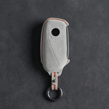 BMW Hand-Stitched Alcantara Key Fob Cover - All Types