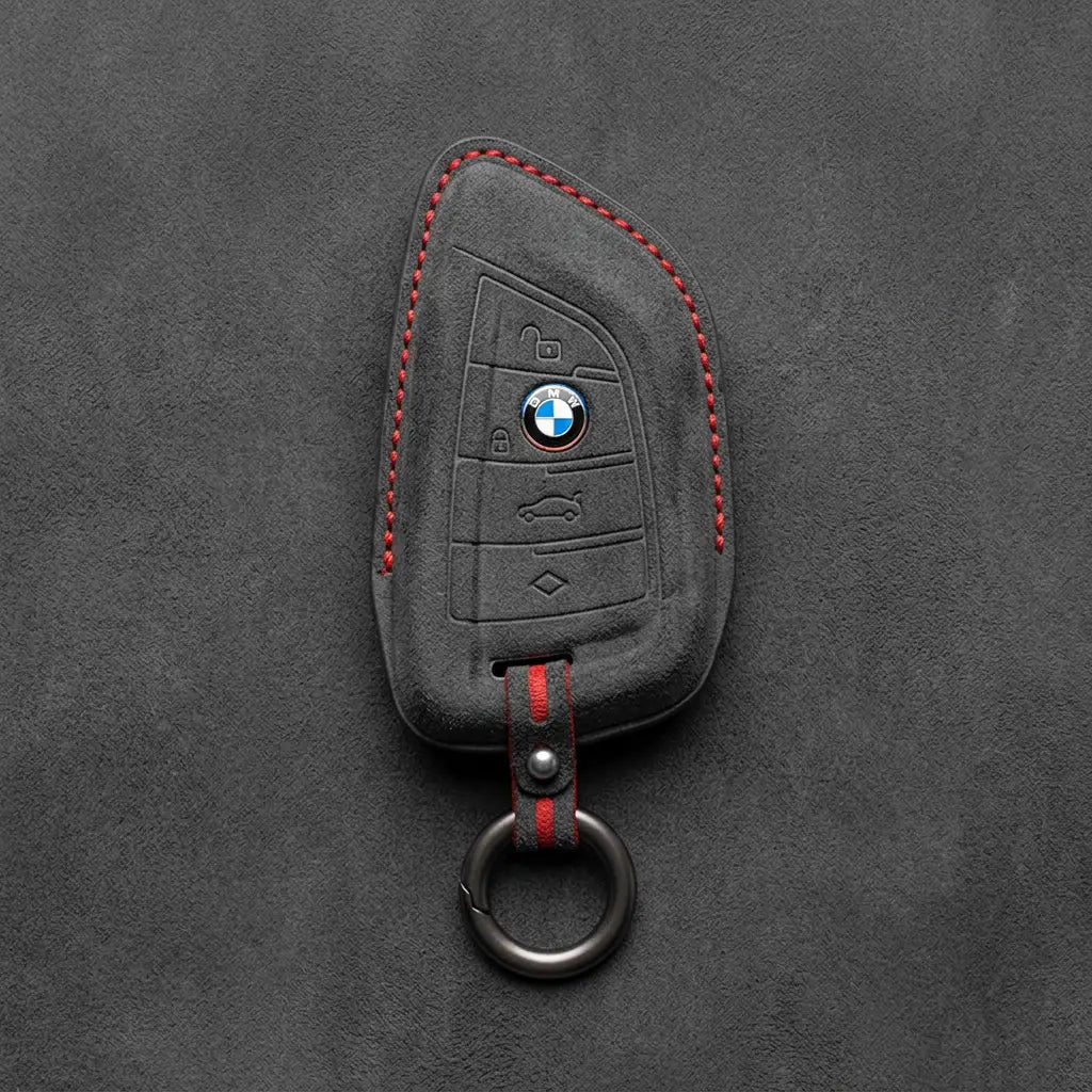BMW Hand-Stitched Alcantara Key Fob Cover - All Types