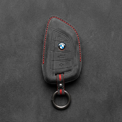 BMW Hand-Stitched Alcantara Key Fob Cover - All Types
