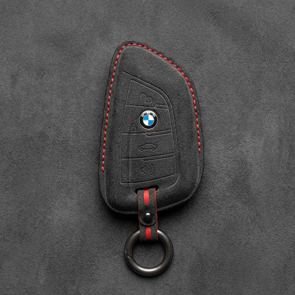 BMW Hand-Stitched Alcantara Key Fob Cover - All Types